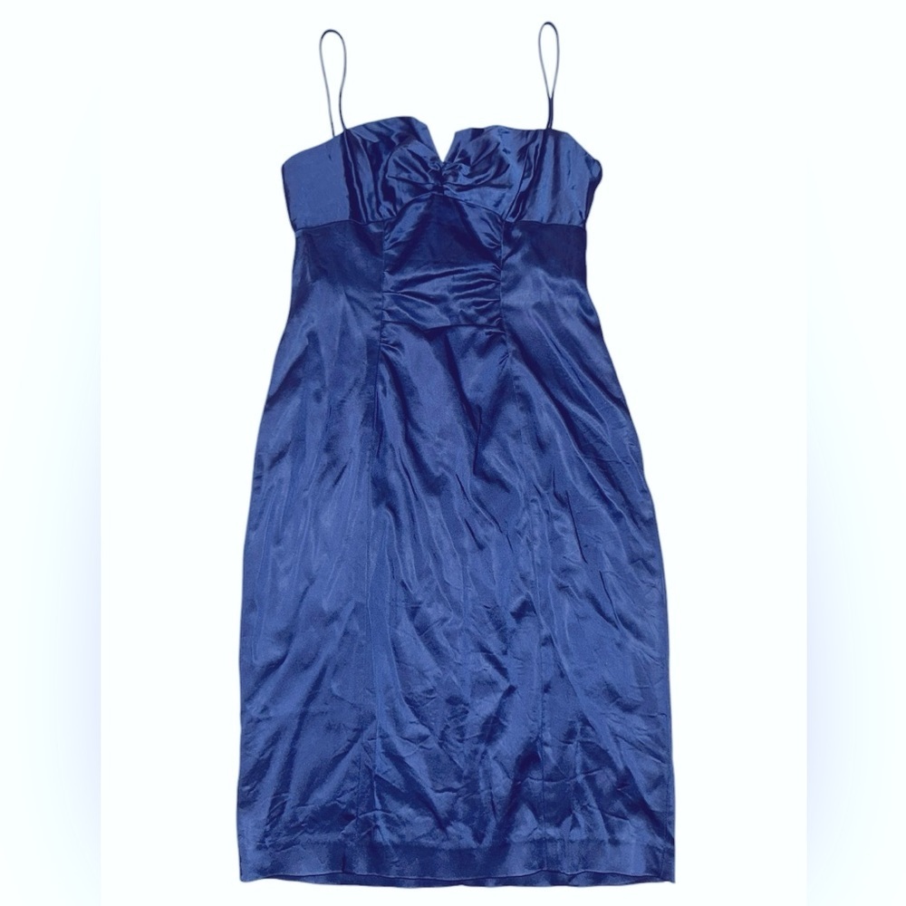 Democracy knee length spaghetti strap dress